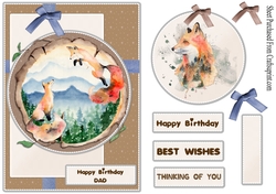 Foxy card - Dad