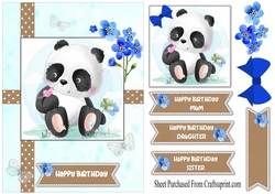 Panda - happy birthday mum