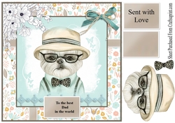 Cute dog card