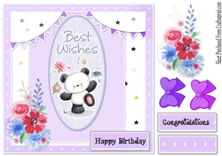 Cute panda card