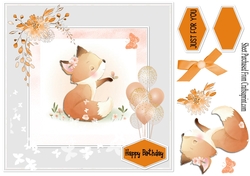 Foxy moments card - just for you