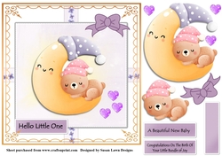 Baby boy - cute bear
