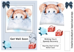 Get well - cute girl