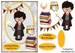 Harry potter inspired topper no 3
