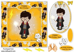 Harry potter inspired topper no 4
