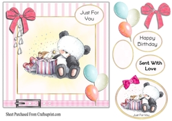 Panda card no 6