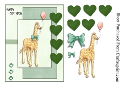 Giraffes Happy birthday