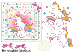 Happy birthday - amazing unicorn