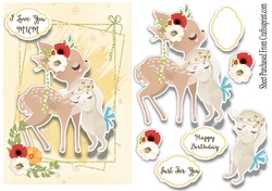 Mothers day - cute deer