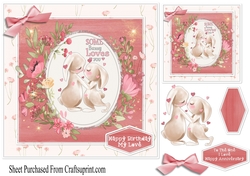 Some bunny loves you - Anniversary card