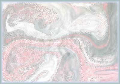 Marbled Backing to Corgi Dog and Vintage Car