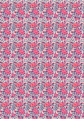 Apple Blossom - Dark Pink Coloured - Backing Paper