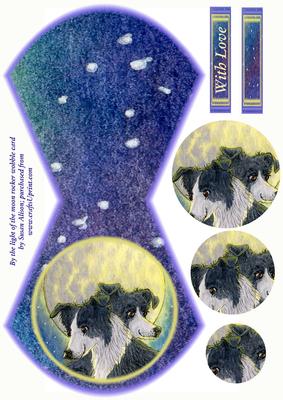 By the Light of the Moon Rocker Wobble Card