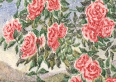 Roses Against the Sky Backing Paper