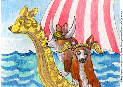 A4 Viking Dogs on the High Seas