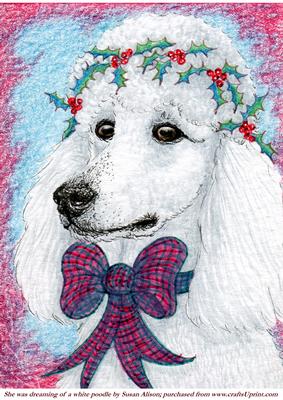 She Was Dreaming of a White Poodle