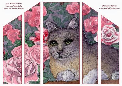 Cat Makes Sure to Stop and Smell the Roses Theatre Fold