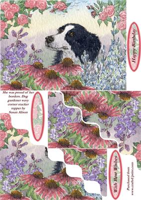She Was Proud of Her Borders. Dog Gardener. Wavy Stacker.