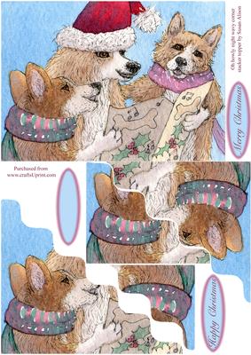 Oh, Howly Night! Wavy Corner Stacker Topper