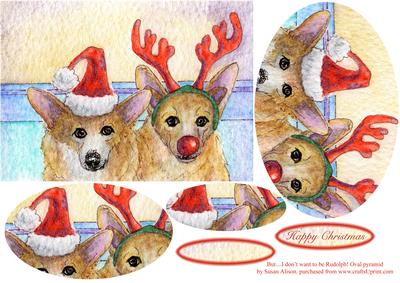 But -  I Don't Want to Be Rudolph! Oval Pyramid