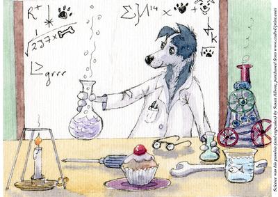 Science Was His Passion ( - and Cupcakes!)