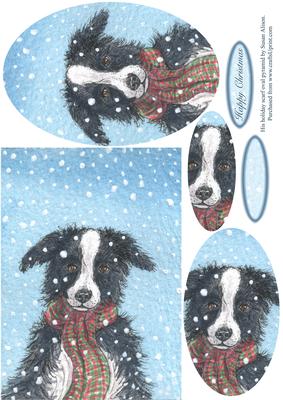 His Holiday Scarf Oval Pyramid