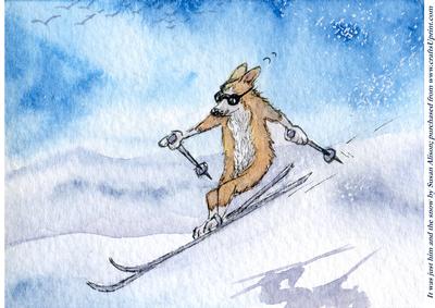 It Was Just Him and the Snow