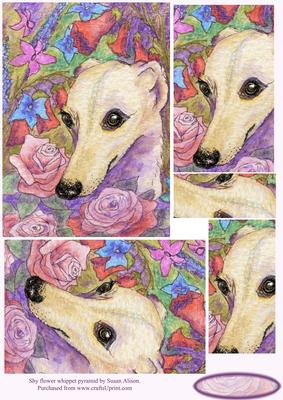 Shy Flower Whippet Pyramid
