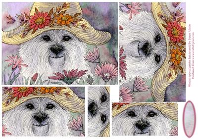 Westie's Special Garden Hat Pyramid