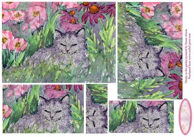 Sleepy in the Garden Pyramid