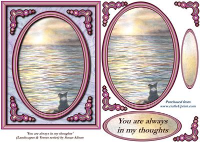 You Are Always in My Thoughts - Landscapes & Verses Series