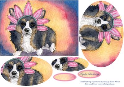 Our Little Corgi Flower -  Pyramid