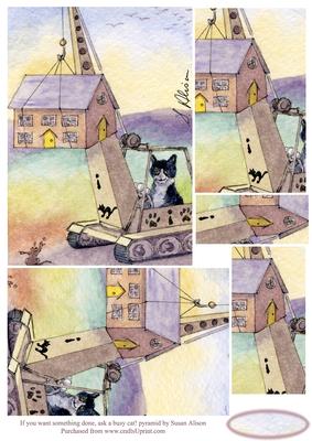 If You Want Something Done, Ask a Busy Cat! Pyramid