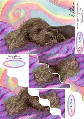 He Had a Degree in Relaxation Studies Wavy Corner Stacker
