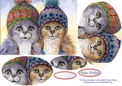 The Knitwear Sisters Oval Pyramid