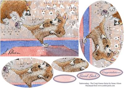 Taekwondog - the Corgi Games Series