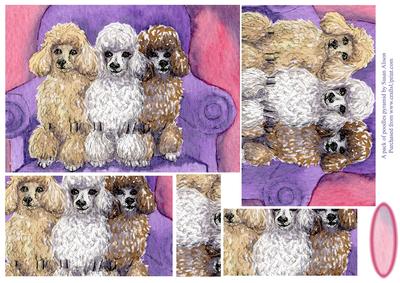 A Pack of Poodles Pyramid