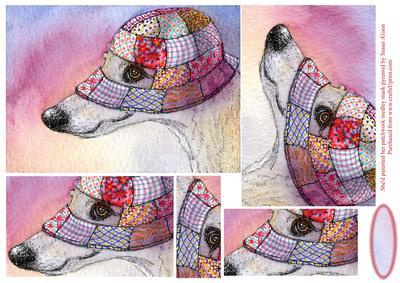 She'd Patented Her Patchwork Medley Mask Pyramage