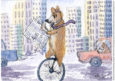 He Found Commuting by Unicycle Much More Relaxing
