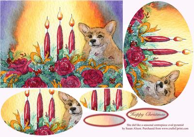She Did Like a Seasonal Centrepiece Oval Pyramid