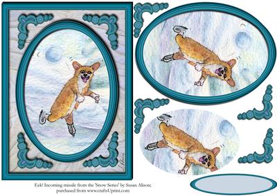 Eek! Incoming Missile - from the 'snow Series'