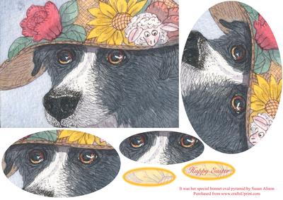It Was Her Special Bonnet Oval Pyramage