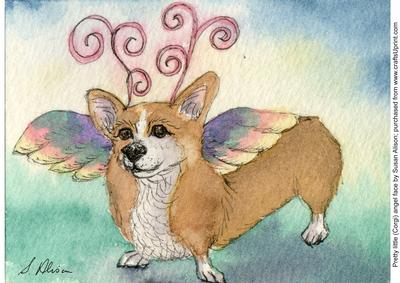 Pretty Little (corgi) Angel Face