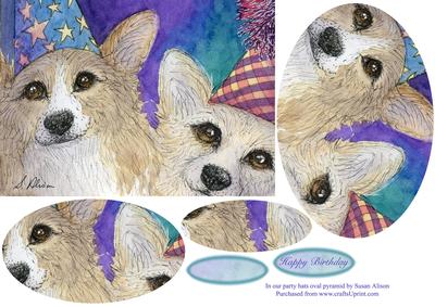 In Our Party Hats - Oval Pyramid