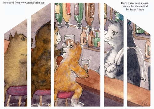 There was always a joker, cats at a bar theatre fold