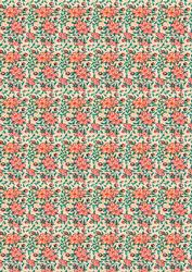 Apple Blossom - Peach Coloured - Backing Paper