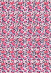 Apple Blossom - Dark Pink Coloured - Backing Paper