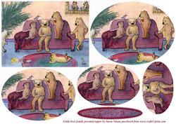 Teddy Bear Family Step by Step Pyramid