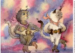 A4 Cats Line Dancing to Soothe Their Achy Breaky Hearts