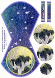 By the Light of the Moon Rocker Wobble Card